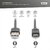Assmann-DIGITUS USB Type-C csatlakozókábel, USB-A típus - USB-C 3m - AK-300148-030-S