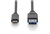 Assmann-DIGITUS USB Type-C csatlakozókábel, Gen2, USB-A - USB-C típus 1m - AK-300146-010-S