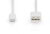 Assmann-DIGITUS Lightning - USB A adat-/töltőkábel, MFI tanúsítvánnyal 1.0M - DB-600106-010-W
