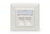 Assmann-DIGITUS fali lemez Keystone modulokhoz, német típusú, középső lemez 50x50 mm, keret 80x80 mm - DN-93801-1