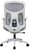 IRIS - ergonómikus, szövet-hálós irodai forgószék háttámasszal - AVALON SZÜRKE NARANCS