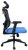 IRIS - ergonómikus, szövet-hálós irodai forgószék fej és háttámasszal - ECLIPSE KÉK FEKETE