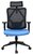 IRIS - ergonómikus, szövet-hálós irodai forgószék fej és háttámasszal - ECLIPSE KÉK FEKETE