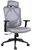 IRIS - ergonómikus, szövet-hálós irodai forgószék fej és háttámasszal - ECLIPSE SZÜRKE