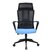 IRIS - ergonómikus, szövet-hálós irodai forgószék fej és háttámasszal - ASTRA KÉK FEKETE
