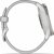 Garmin - Vivomove Trend Silver Stainless Steel Bezel with Mist Gray Case and Silicone Band - 010-02665-03