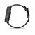 Garmin - Forerunner 965 Carbon Grey DLC Titanium Bezel with Black Case and Black/Powder Grey Silicone Band - 010-02809-10