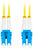 Lanberg - SZÁLOPTIKAI PATCHKÁBEL SM LC/UPC-LC/UPC DUPLEX 2M LSZH G657A1 3.0MM SÁRGA - FO-LULU-SD11-0020-YE