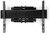 Nedis - szabadon mozgatható fali LCD TV / monitor tartó konzol (37"-80"), 35kg - TVWM3551BK