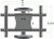 MULTIBRACKETS - Fali konzol, M VESA Flexarm Full Motion Single Portrait 400x600 (32-55", 30 kg) - 7350105212307