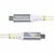 Startech - 1 m USB4 kábel, 80 Gbps, USB-IF tanúsítvánnyal rendelkező USB-C kábel, 240 W PD, 8K 120 Hz/4K 240 Hz - CC1M80GUSB4CABLEW
