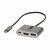 Startech - USB C többportos adapter, USB-C - HDMI 4K videó, 100 W-os PD jeltovábbítás, USB 3.0 elosztó - CDP2HDUACP2