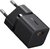 Baseus - GaN5 Mini hálózati gyorstöltő 25W, USB Type-C, fekete + 100W USB Type-C, 1m kábel - P10110909113-01