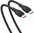 Baseus - Pudding USB Type-C, 100W gyorstöltő adatkábel, 1.2m, fekete - P10355702111-B1