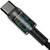Baseus - Tungsten Type-C/Type-C gyors töltőkábel 100W 1m fekete - CATWJ-01
