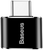 Baseus - USB-ről Type-C-re 2.4A átalakító adapter - CATOTG-01