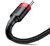 Baseus - Cafule USB Type-A - USB Type-C, 18W gyorstöltő adatkábel, 1m, fekete/piros - CATKLF-B91