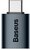 Baseus - Ingenuity Mini USB Type-C - USB Type-A OTG adapter, kék - ZJJQ000003