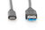 Assmann-DIGITUS USB-C csatlakozókábel, USB-A - USB-C - AK-300136-010-S