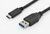 Assmann-DIGITUS USB-C csatlakozókábel, USB-A - USB-C - AK-300136-010-S