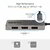 Startech - 3 portos USB-C többmonitoros adapter, USB Type-C - 3x DisplayPort 1.4 MST hub - MST14CD123DP