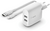 Belkin - BoostCharge Belkin kettős USB-A töltő (24W) és 1m Lightning/USB-A kábel - WCD001VF1MWH