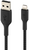Belkin - BoostCharge Pro Fonott Lightning/USB-A kábel, 15 cm, fekete - CAA002BT0MBK