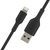 Belkin - BoostCharge Lightning/USB-A kábel, 0,15 m, fekete - CAA001BT0MBK