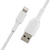 Belkin - BoostCharge Pro Fonott Lightning/USB-A kábel (1 m, fehér) - CAA002BT1MWH