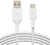 Belkin - BoostCharge Fonott USB-C/USB-A kábel (15 W), 15 cm, fehér - CAB002BT0MWH
