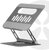 Club 3D - CSV-2554 Adjustable Aluminium Laptop Stand with USB-C® Hub 4K60Hz 100W 360°