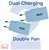 Club 3D - 2-Pack USB C Charger 30 Watt Blue - CAC-3022