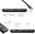 Club 3D - 8-1 Portable Dock USB Type-C® 10Gbps to HDMI™ and DisplayPort™ 8K30Hz PD Max.100Watt - CSV-2551