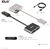 Club 3D - MST hub DisplayPort™ 1.4 to DisplayPort™ + HDMI™ 4K60Hz M/F - CSV-7220