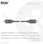 Club 3D - Thunderbolt™ 5 Certified 8K240Hz Data 80/120 Gbps EPR 240 Watt Cable M/M 1m / 3.28ft - CAC-2501