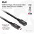 Club 3D - USB-C® Extension Cable 5Gbps 60W(20V/3A) 4K60Hz M/F 1m/3.28ft - CAC-1531