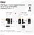 Club 3D - USB-C® 10Gbps Angled Adapter set of 2 up to 4K120Hz M/F - CAC-1528