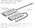 Club 3D - USB-C to 10Gbps 4x USB Type-A Hub - CSV-1547