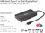 Club 3D - USB-C®10Gbps to Dual DisplayPort™ 4K60Hz 7-in-1 Portable Dock - CSV-1598