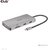 Club 3D - USB-C® 5Gbps 9-in-1 hub with HDMI™, VGA, 2x USB-A 5Gbps, RJ45, SD/Micro SD card slots and USB-C® Female port - CSV-1594