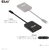 Club 3D - USB-C®(DP Alt-Mode) to DisplayPort™ Dual Monitor 4K60Hz M/F MST hub -CSV-1555