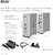 Club 3D - USB-C®10Gbps Triple Display DP 1.4 Alt mode Smart PD Charging Dock with 120 Watt PSU - CSV-1568