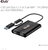 Club 3D - USB-C®/A 5Gbps to Dual HDMI™ (4K/30Hz) / VGA (1080/60Hz) - CSV-1611