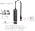 Club 3D - USB-A 5Gbps 3 Ports Hub Gigabit Ethernet - CSV-1430A