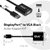 Club 3D - DisplayPort™ to VGA Black Active Adapter M/F - CAC-2013