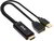 Club 3D - HDMI™ to DisplayPort™ 4K60Hz M/F Active Adapter - CAC-1331