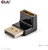 Club 3D - DisplayPort™ Male to DisplayPort™ 1.4 Female 90 Degree Angled Adapter 4K120Hz M/F - CAC-1008
