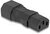 Delock - Tápadapter IEC 60320 - C14 - C13, apa / anya, 10 A, egyenes - 80467