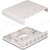 Delock - Keystone felületre szerelt doboz 6 porttal fehér - 67052