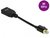 Delock - Mini DisplayPort 1.4 DisplayPort adapter retesszel záró funkcióval 8K 60 Hz - 65978